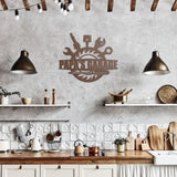 Personalized Man Cave or Garage Tools Metal Sign