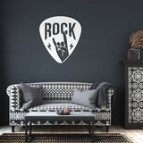 Personalized Pick Guitar Rock Hands Metal Wall Art