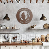 Personalized Raven Metal Wall Art