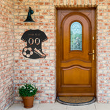 Personalized Soccer Jersey Metal Sign