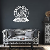 Personalized Wizardry Castle Metal Wall Art