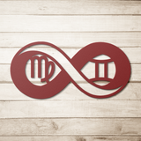 Personalized_Zodiac_Infinity_Metal_Sign_Red_Simple_Wood_BKGD_Mockup.png