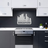 Singapore Metal Wall Art