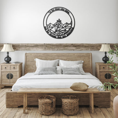 Velaris - To the stars who listen and the dreams that are answered Metal Wall Art