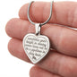 Knight in Shining Armor - Pipeliner Engraved Heart Necklace