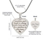Knight in Shining Armor - Pipeliner Engraved Heart Necklace