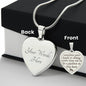 Knight in Shining Armor - Pipeliner Engraved Heart Necklace