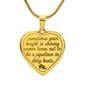 Knight in Shining Armor - Pipeliner Engraved Heart Necklace