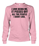 I Love Being Me Unisex Long Sleeve