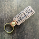 Lets Go Brandon - Wooden Keychain