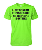 I Love Being Me Unisex Cotton Tee