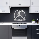 Baseball Pitcher Metal Wall Art