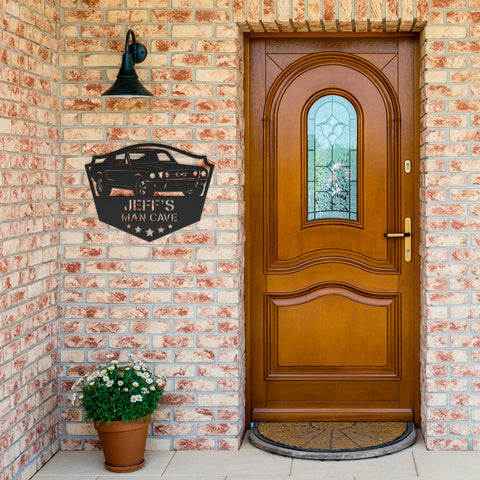 Classic Ford Mustang Metal Wall Art