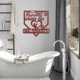 Custom Baseball Plate Sign for Damaris - DO NOT ORDER