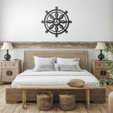 Dharma Chakra Metal Wall Art