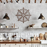 Dharma Chakra Metal Wall Art
