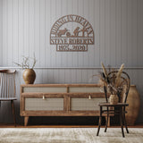 Dirt Biker Memorial Metal Wall Art