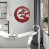 Enso Bonsai Metal Wall Art