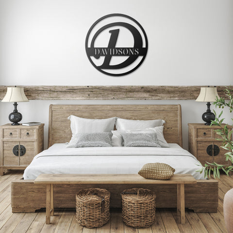 Exemplary Family Name Metal Wall Art