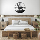Eyes On The Target Metal Wall Art