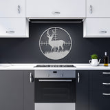 Eyes On The Target Metal Wall Art