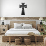 Faith Cross Metal Wall Art