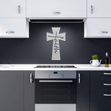Faith Cross Metal Wall Art