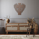 Faith Cross with Wings Metal Wall Art