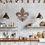 Fleur De Lis Metal Wall Art