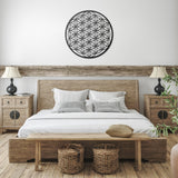 Flower of Life Metal Wall Art