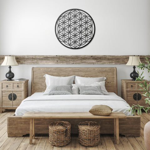 Flower of Life Metal Wall Art
