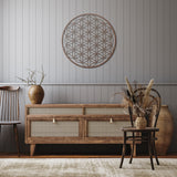 Flower of Life Metal Wall Art