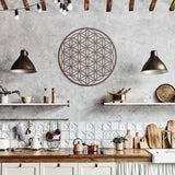 Flower of Life Metal Wall Art
