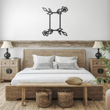 Gemini Floral Metal Wall Art