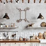 Gemini Floral Metal Wall Art