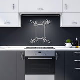 Gemini Floral Metal Wall Art