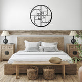 Golden Ratio Fibonacci Spiral Metal Art