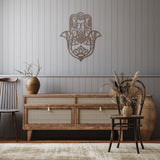 Hamsa Evil Eye Metal Wall Art