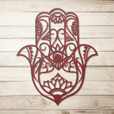 Hamsa Evil Eye Metal Wall Art