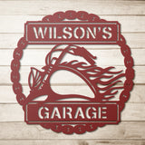 Harley Parking Metal Sign