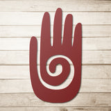 Healing Hand Metal Wall Art