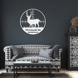 Hunting Address Metal Sign