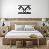 I Plead The 2nd AR Flag Metal Wall Art
