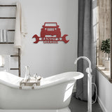 Jeep Garage Metal Wall Art
