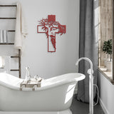 Jesus Cross Metal Wall Art