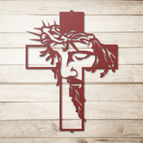 Jesus Cross Metal Wall Art