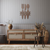 Kitchen Utensils Metal Art