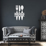 Kitchen Utensils Metal Art