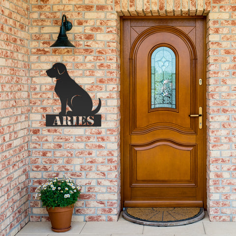 Labrador Metal Wall Art