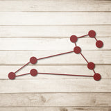 Leo Constellation Metal Wall Art